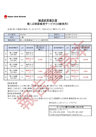 報告書見本